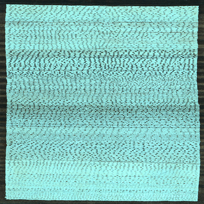 Square Machine Washable Solid Light Blue Modern Rug, wshcon1549lblu