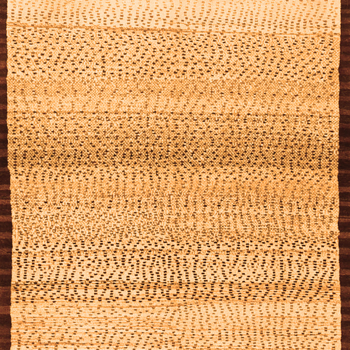 Solid Orange Modern Rug, con1549org