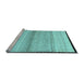 Sideview of Machine Washable Solid Light Blue Modern Rug, wshcon1549lblu