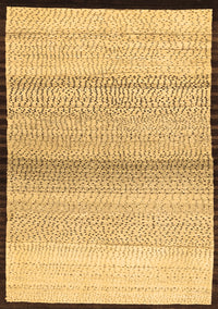 Solid Brown Modern Rug, con1549brn