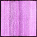 Square Solid Purple Modern Rug, con1549pur