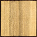 Square Solid Brown Modern Rug, con1549brn