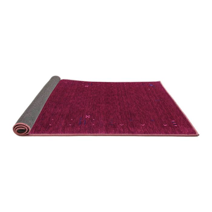 Sideview of Abstract Purple Contemporary Rug, con154pur