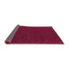 Sideview of Abstract Purple Contemporary Rug, con154pur