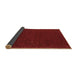 Sideview of Abstract Brown Contemporary Rug, con154brn