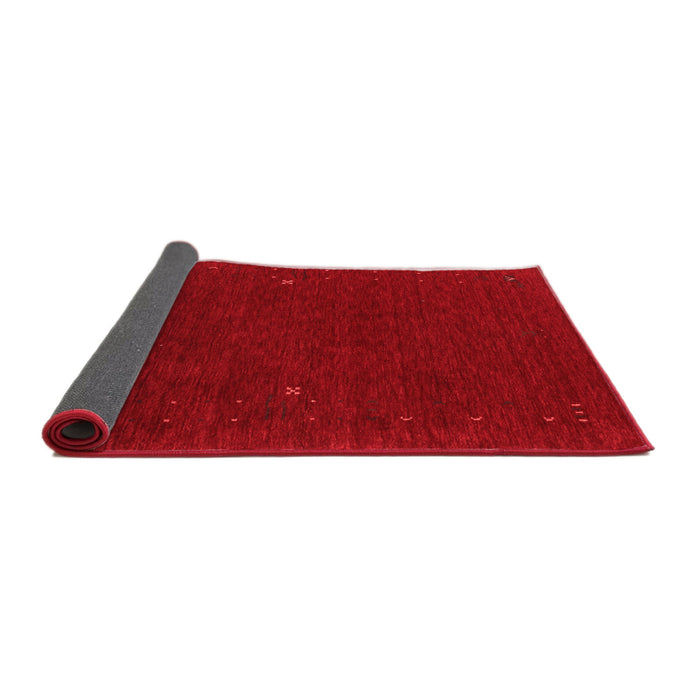Abstract Red Contemporary Area Rugs