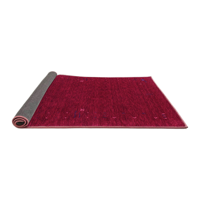 Sideview of Abstract Pink Contemporary Rug, con154pnk