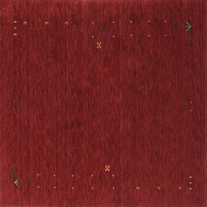 Square Abstract Brown Contemporary Rug, con154brn