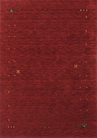 Abstract Brown Contemporary Rug, con154brn