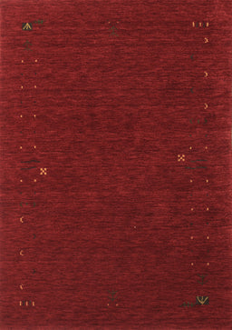 Abstract Brown Contemporary Rug, con154brn