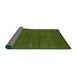 Thickness of Contemporary Seaweed Green Modern Rug, con155