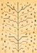 Solid Brown Modern Rug, con1550brn