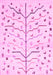 Solid Pink Modern Rug, con1550pnk