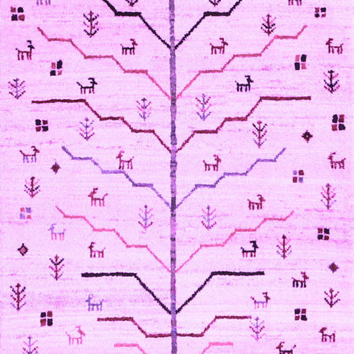 Solid Purple Modern Rug, con1550pur