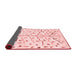 Solid Red Modern Area Rugs