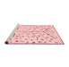 Modern Red Washable Rugs