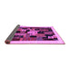 Sideview of Abstract Purple Contemporary Rug, con1551pur