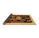 Sideview of Abstract Brown Contemporary Rug, con1551brn