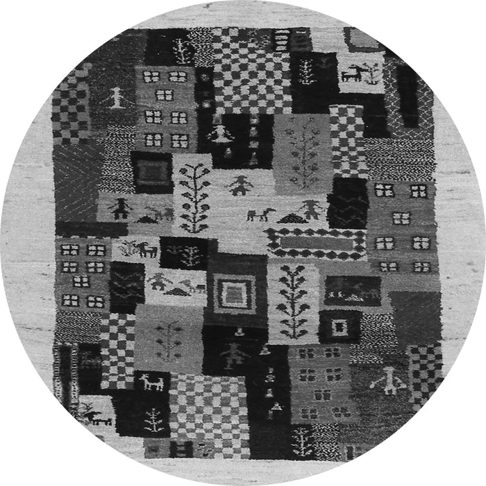 Machine Washable Abstract Gray Contemporary Rug, wshcon1551gry