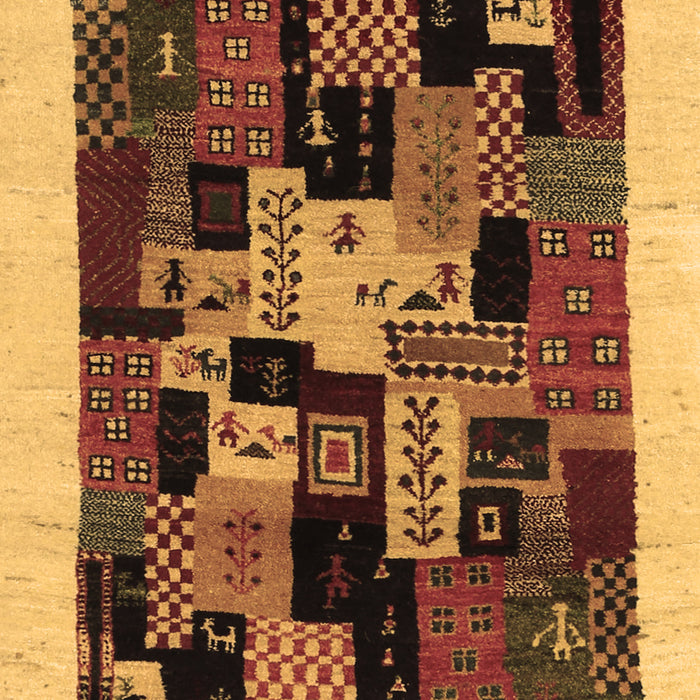 Machine Washable Abstract Brown Contemporary Rug, wshcon1551brn