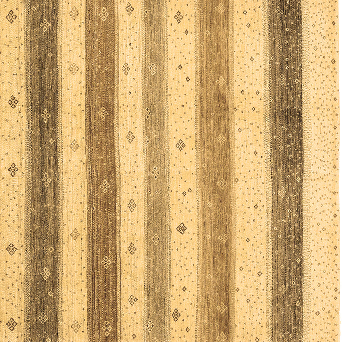Square Machine Washable Solid Brown Modern Rug, wshcon1552brn
