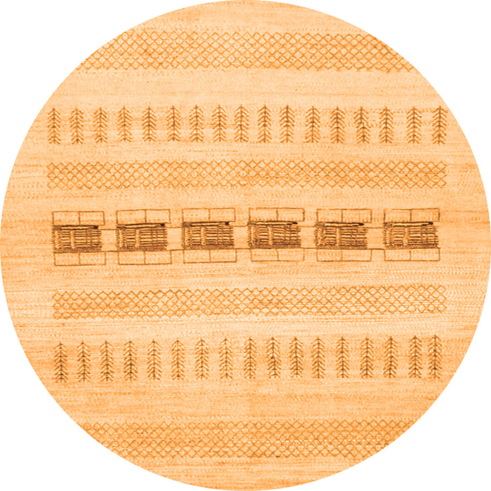 Machine Washable Solid Orange Modern Area Rugs, wshcon1553org