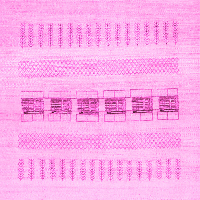 Solid Pink Modern Rug, con1553pnk