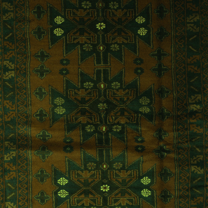 Serging Thickness of Machine Washable Abstract Green Contemporary Area Rugs, wshcon1554grn
