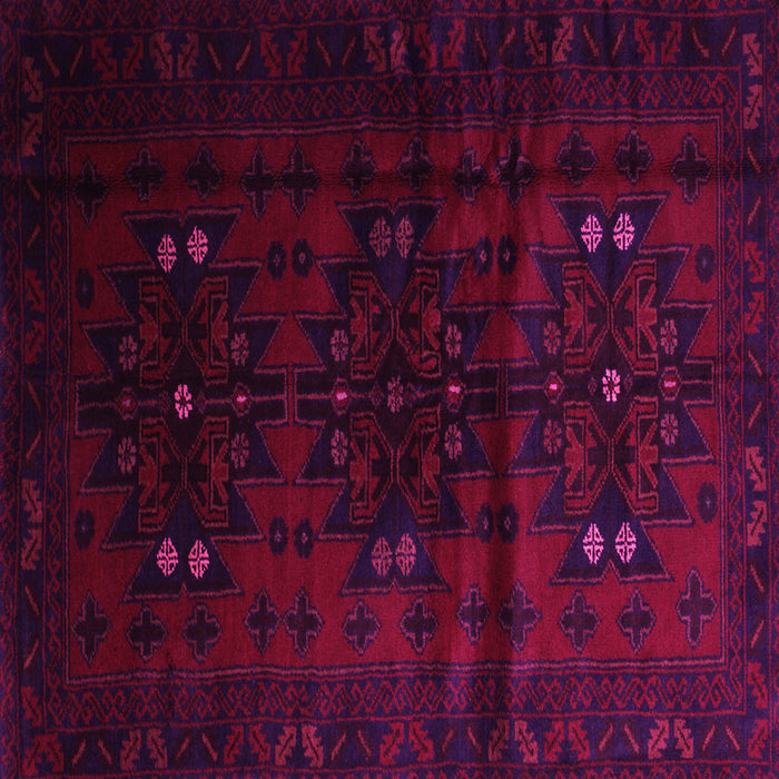 Square Abstract Pink Contemporary Rug, con1554pnk