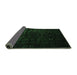 Sideview of Abstract Emerald Green Contemporary Rug, con1554emgrn