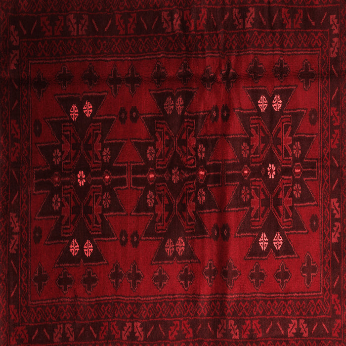 Abstract Red Contemporary Rug, con1554red