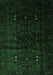 Machine Washable Abstract Emerald Green Contemporary Area Rugs, wshcon1554emgrn