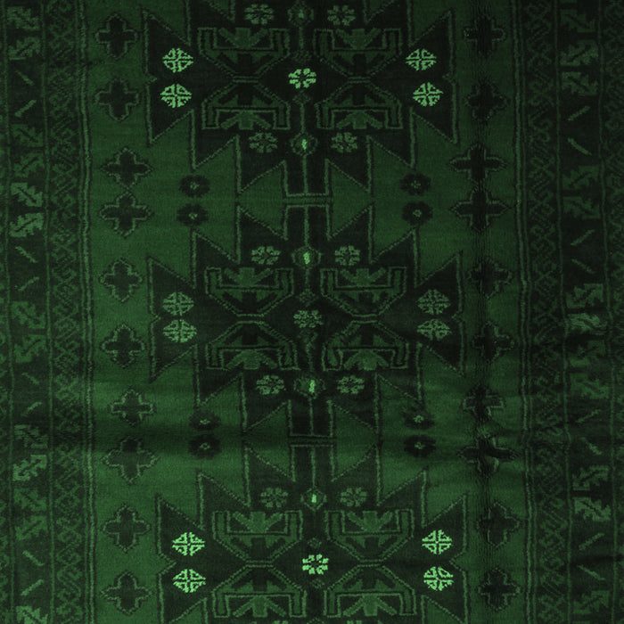 Machine Washable Abstract Emerald Green Contemporary Area Rugs, wshcon1554emgrn
