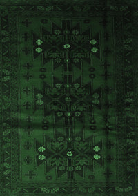 Abstract Emerald Green Contemporary Rug, con1554emgrn