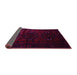 Sideview of Abstract Pink Contemporary Rug, con1554pnk