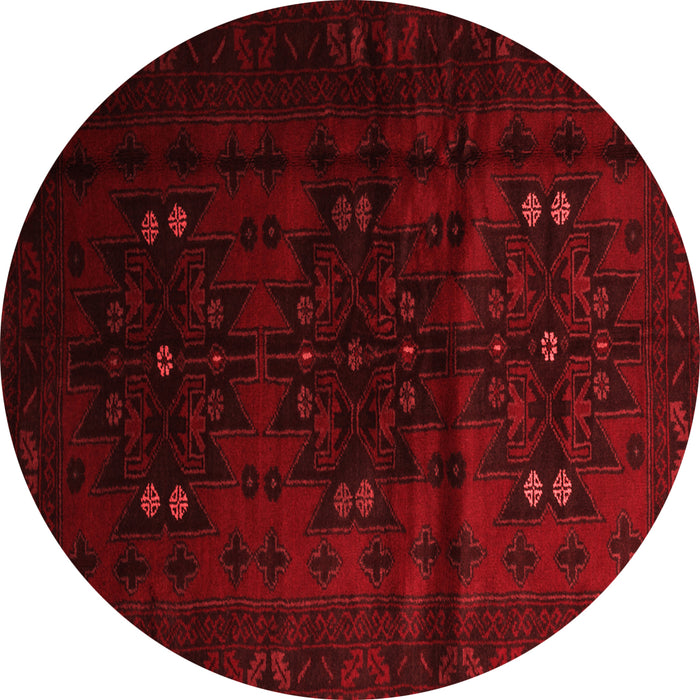 Abstract Red Contemporary Rug, con1554red