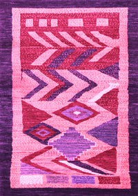 Abstract Pink Contemporary Rug, con1555pnk