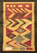 Machine Washable Abstract Brown Contemporary Rug, wshcon1555brn