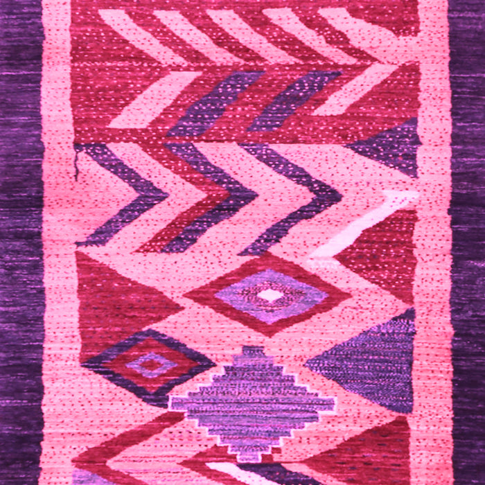 Machine Washable Abstract Pink Contemporary Rug, wshcon1555pnk