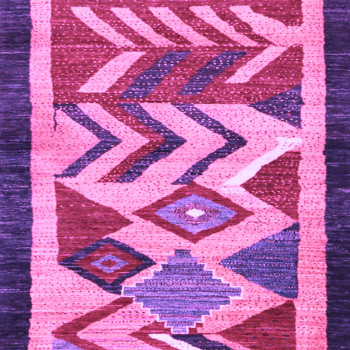 Machine Washable Abstract Purple Contemporary Area Rugs, wshcon1555pur