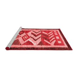 Contemporary Red Washable Rugs