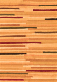 Abstract Orange Contemporary Rug, con1556org