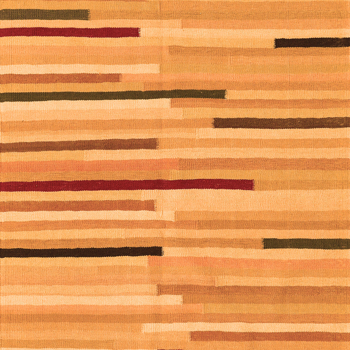 Abstract Orange Contemporary Rug, con1556org