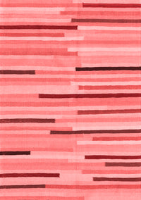 Abstract Red Contemporary Rug, con1556red