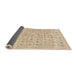 Thickness of Contemporary Light Copper Gold Modern Rug, con1557