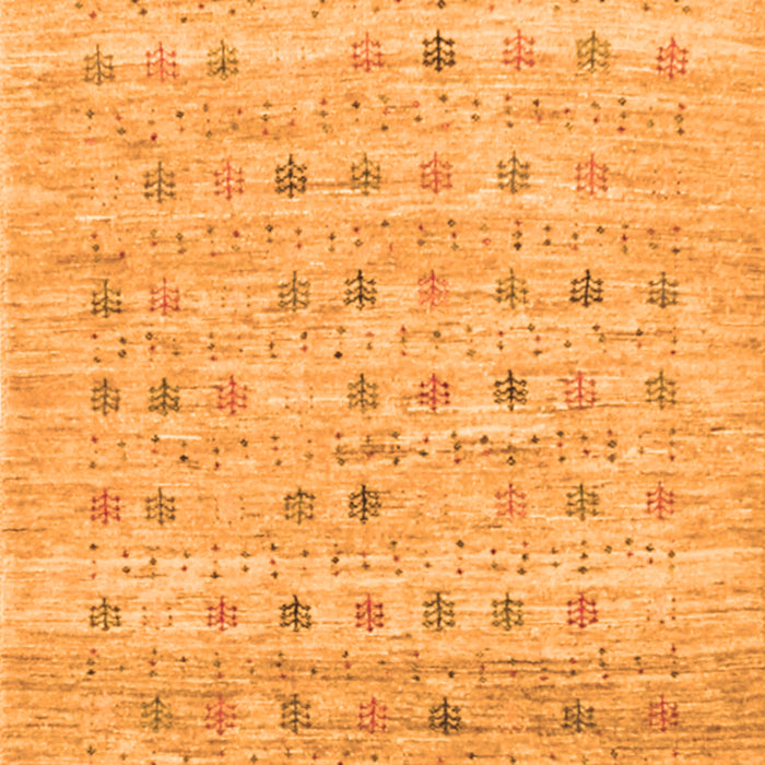 Abstract Orange Contemporary Rug, con1557org