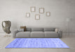 Machine Washable Abstract Blue Contemporary Rug in a Living Room, wshcon1557blu