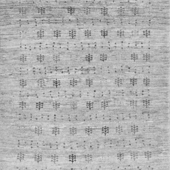 Serging Thickness of Machine Washable Abstract Gray Contemporary Rug, wshcon1557gry