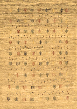Abstract Brown Contemporary Rug, con1557brn