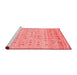 Contemporary Red Washable Rugs